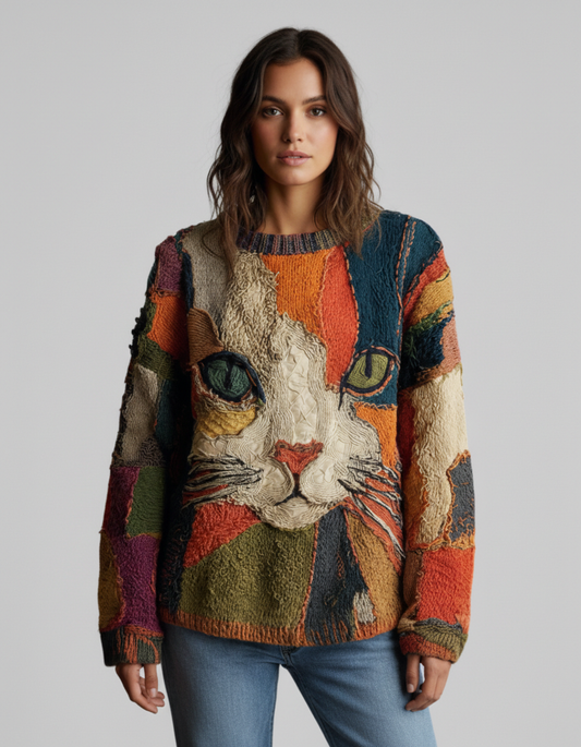 Zaira - Top Artístico con Gato