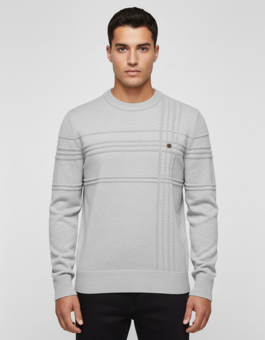 Massimo - Suéter Elegante con Diseño de Cuadros