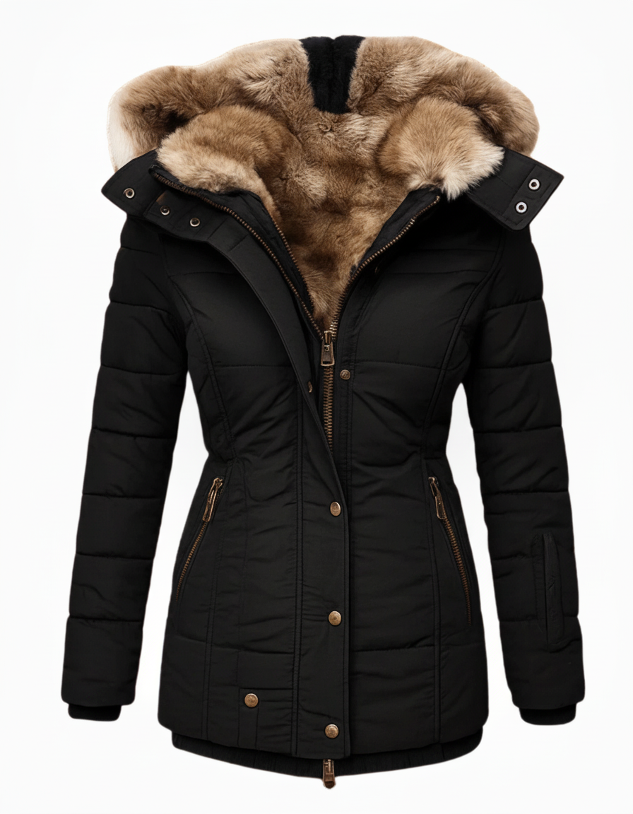 Anna Abrigo de Invierno con Forro Cálido
