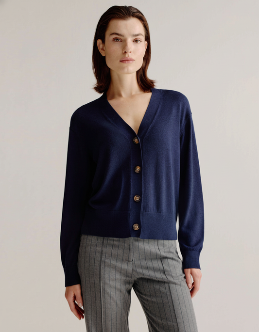 Sara Cardigan Azul Oscuro