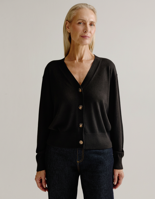 Sara Cardigan Negro