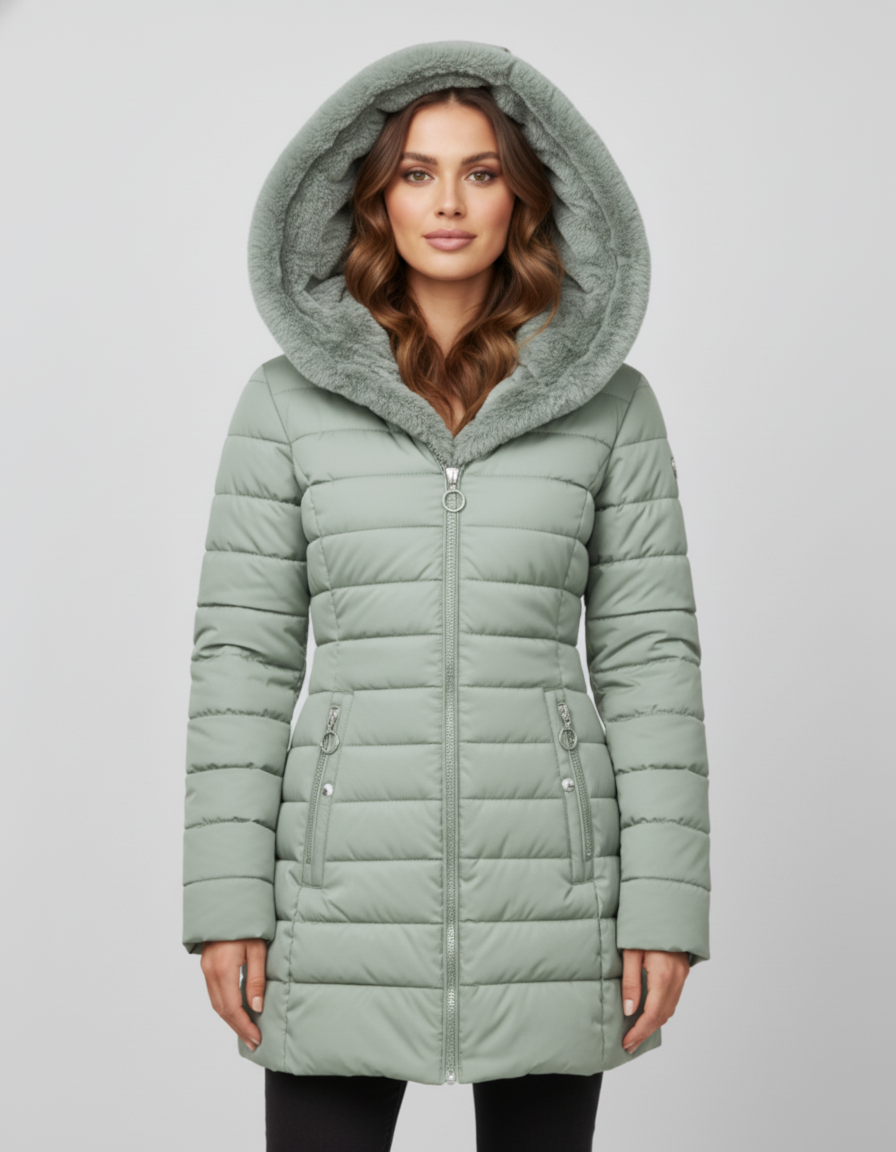 Elena Abrigo de Invierno de Lujo