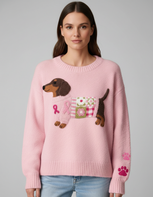 Olivia - Jersey de Punto en Fieltro de Lana