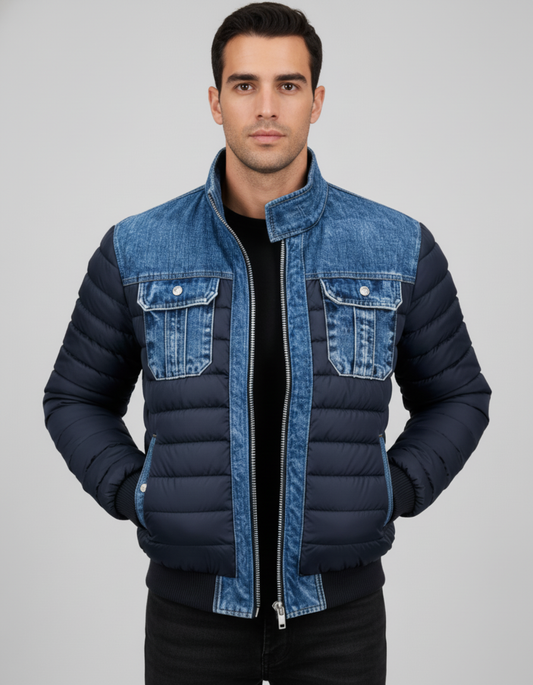 Lorenzo Chaqueta Denim Acolchada