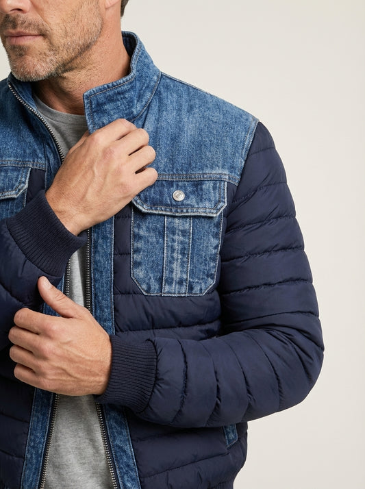 Lorenzo - Chaqueta Denim Acolchada