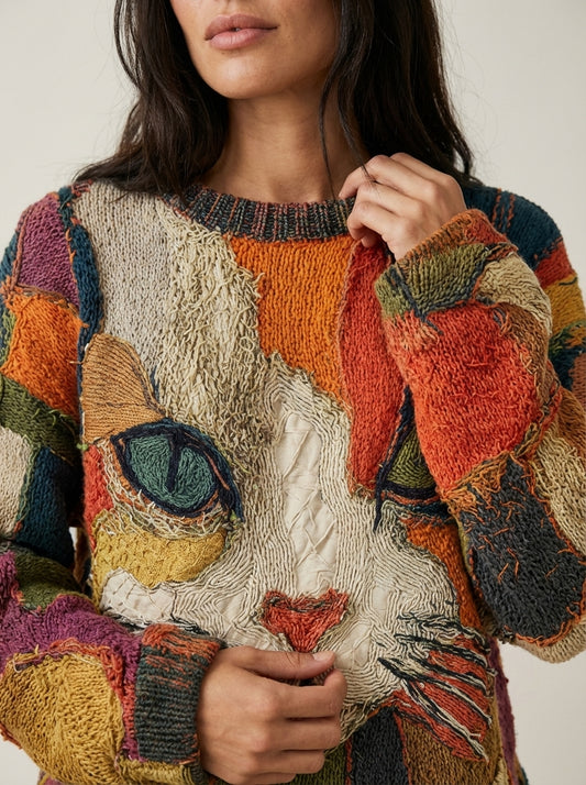 Zaira - Top Artístico con Gato