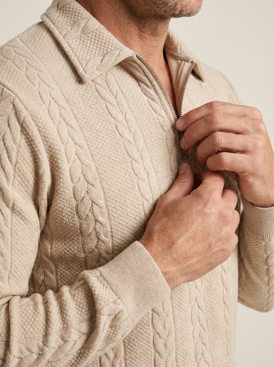 Álvaro - Jersey Polo Texturizado