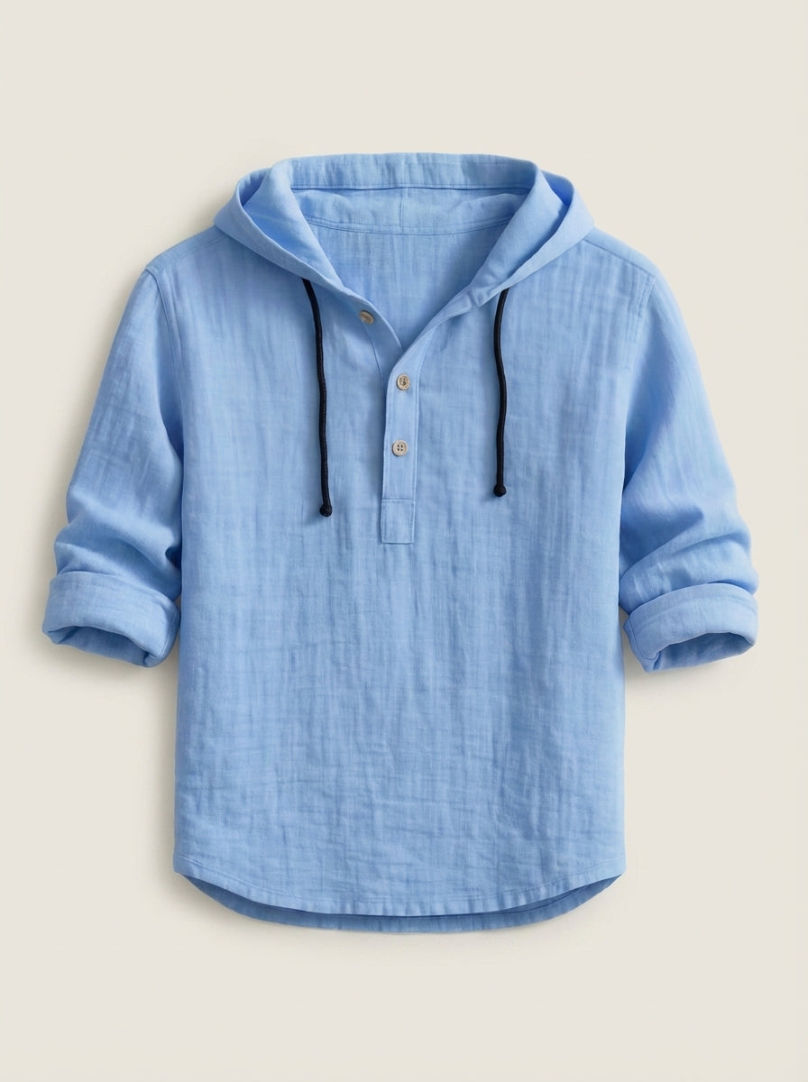 Duval - Camisa de Lujo con Capucha