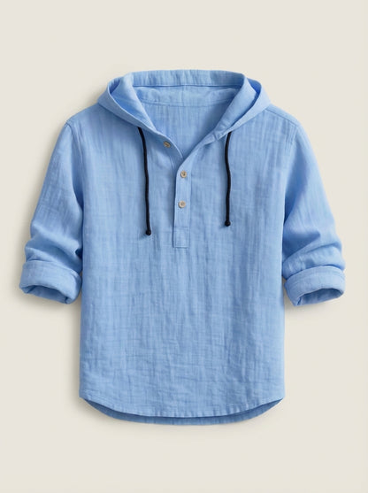 Duval - Camisa de Lujo con Capucha