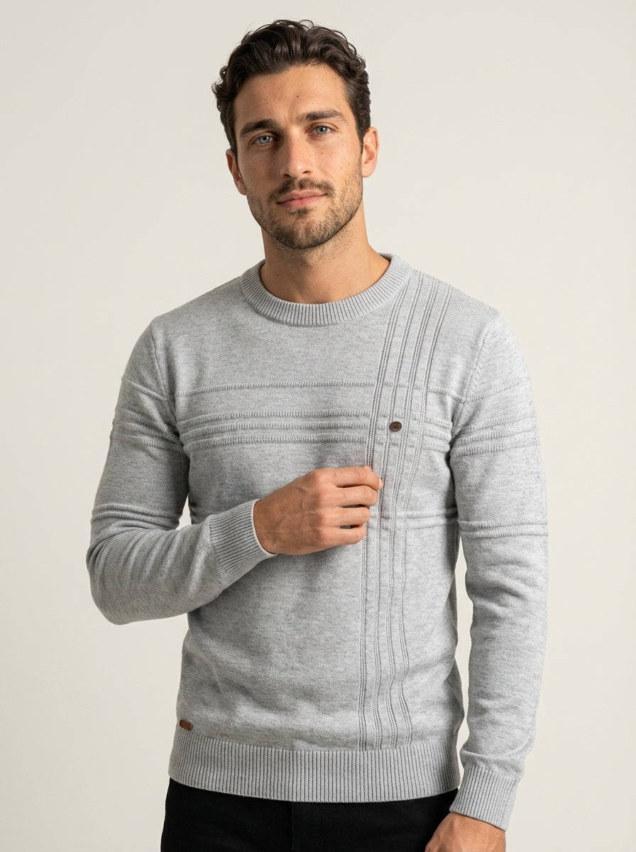 Massimo - Suéter Elegante con Diseño de Cuadros