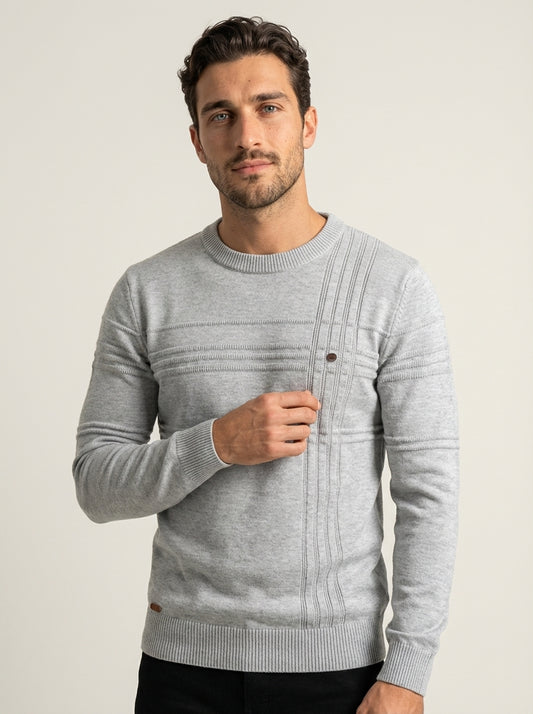 Massimo - Suéter Elegante con Diseño de Cuadros