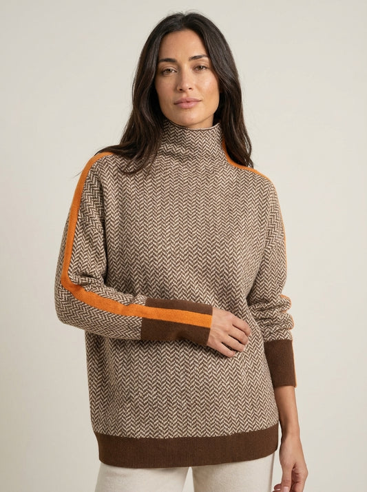 Martina - Jersey Cálido de Cuello Alto