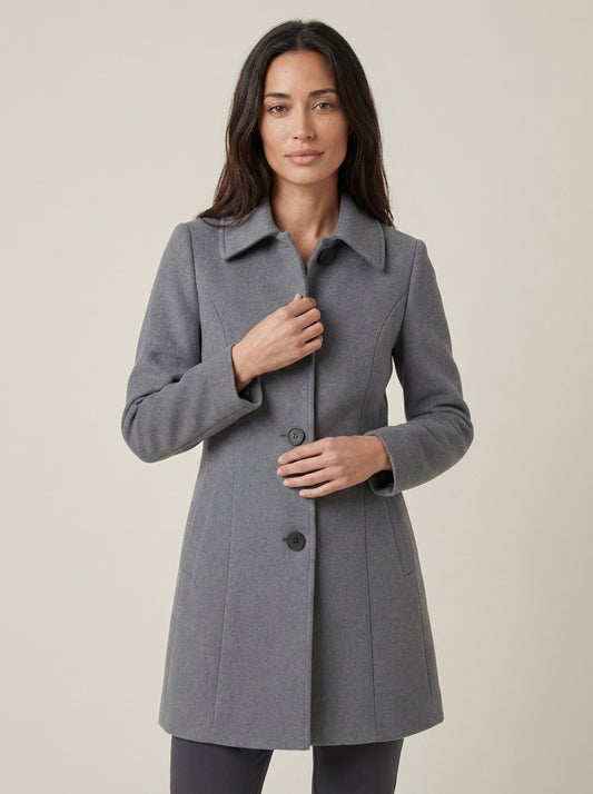 Helena - Abrigo de Invierno con Botones