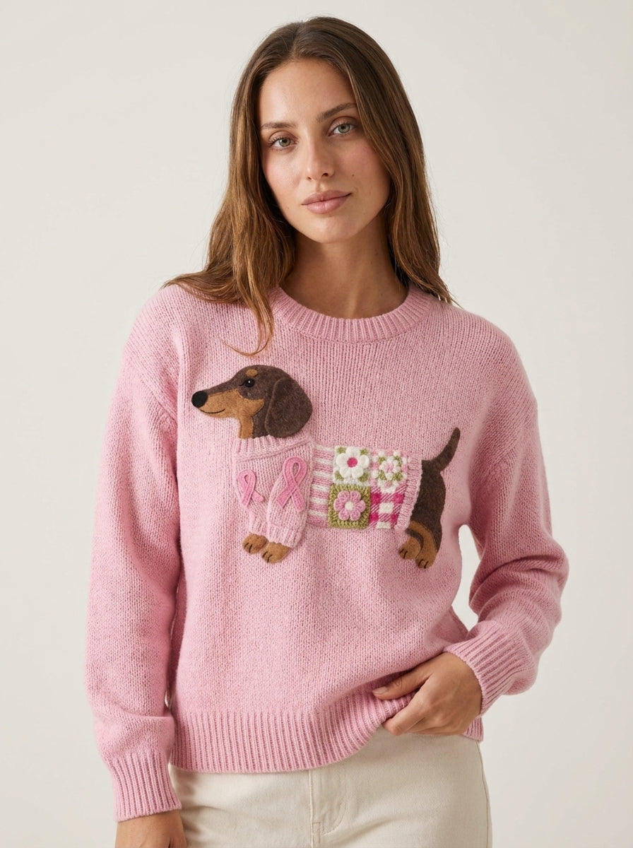 Olivia - Jersey de Punto en Fieltro de Lana