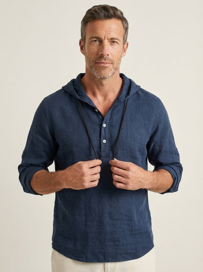 Duval - Camisa de Lujo con Capucha