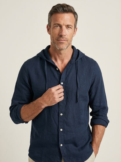 Duval - Camisa de Lujo con Capucha