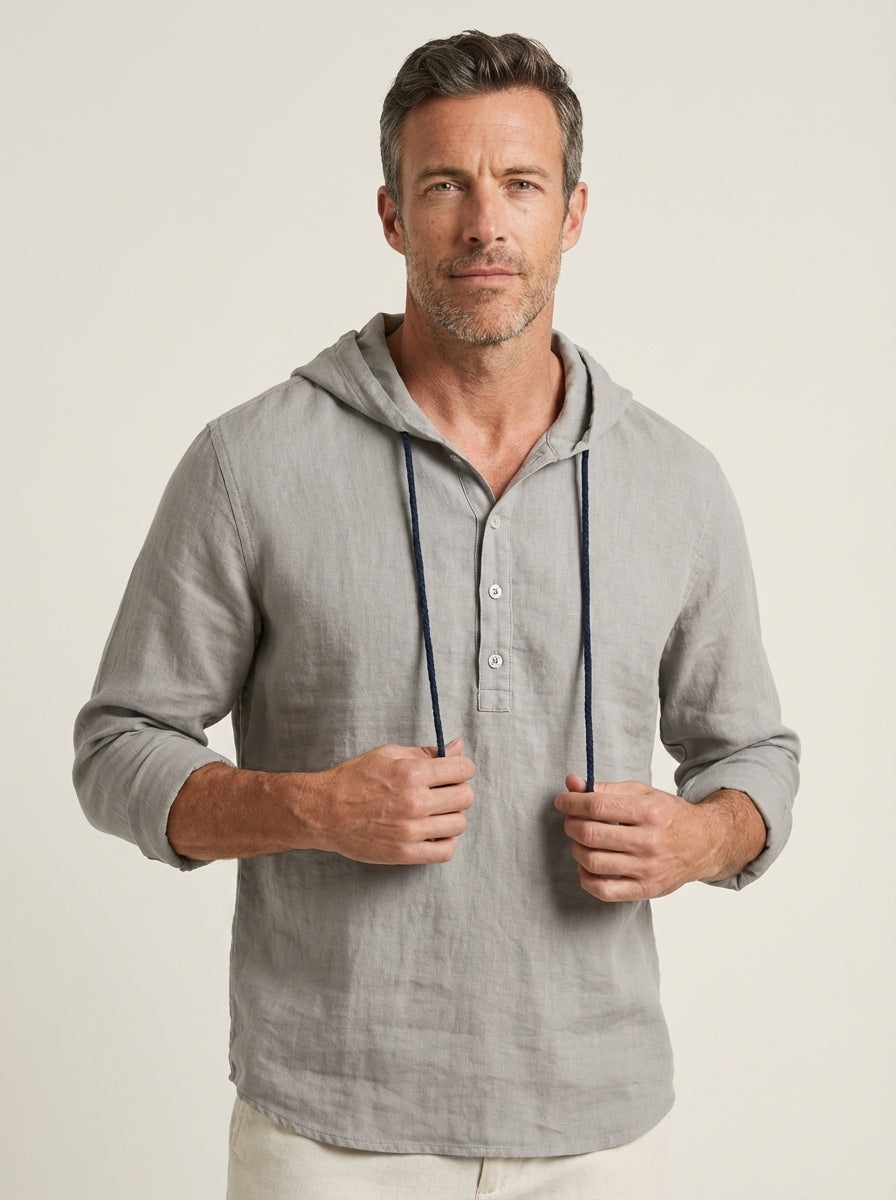 Duval - Camisa de Lujo con Capucha