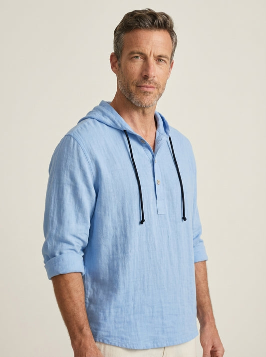 Duval - Camisa de Lujo con Capucha