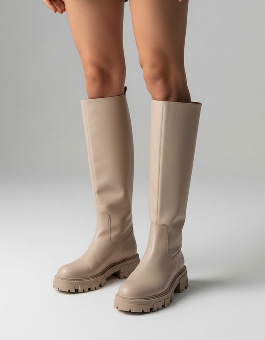 Anetta Botas Altas Beige