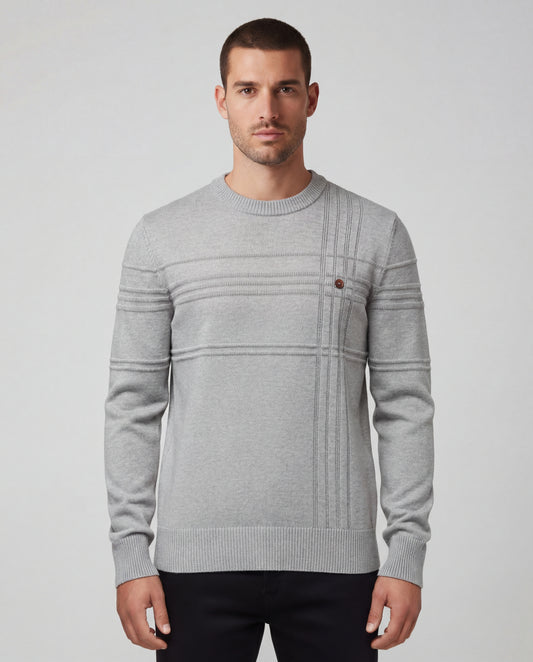 Massimo - Suéter Elegante con Diseño de Cuadros