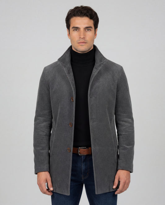 David - Abrigo de Pana Acanalada