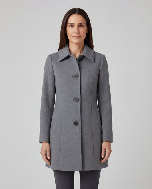 Helena - Abrigo de Invierno con Botones