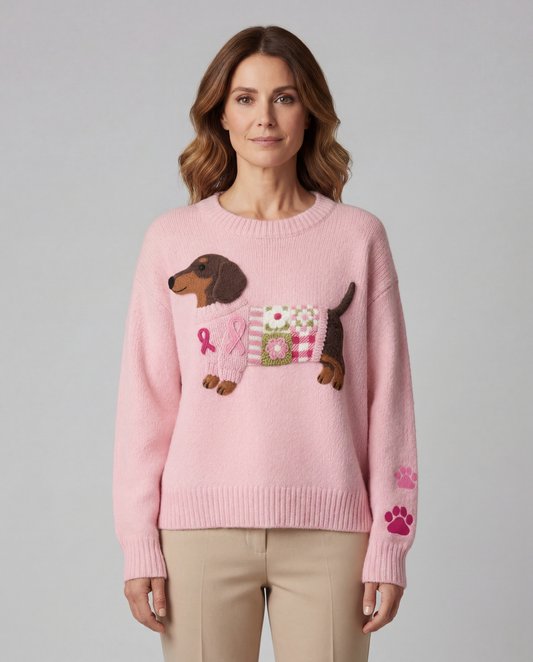 Olivia - Jersey de Punto en Fieltro de Lana