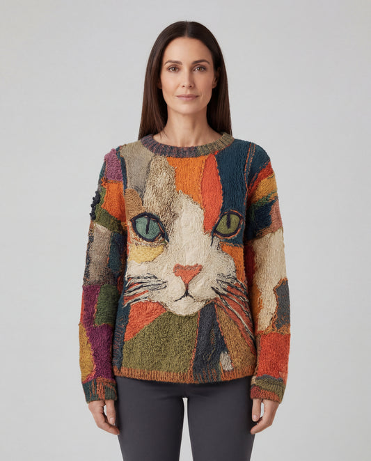 Zaira - Top Artístico con Gato